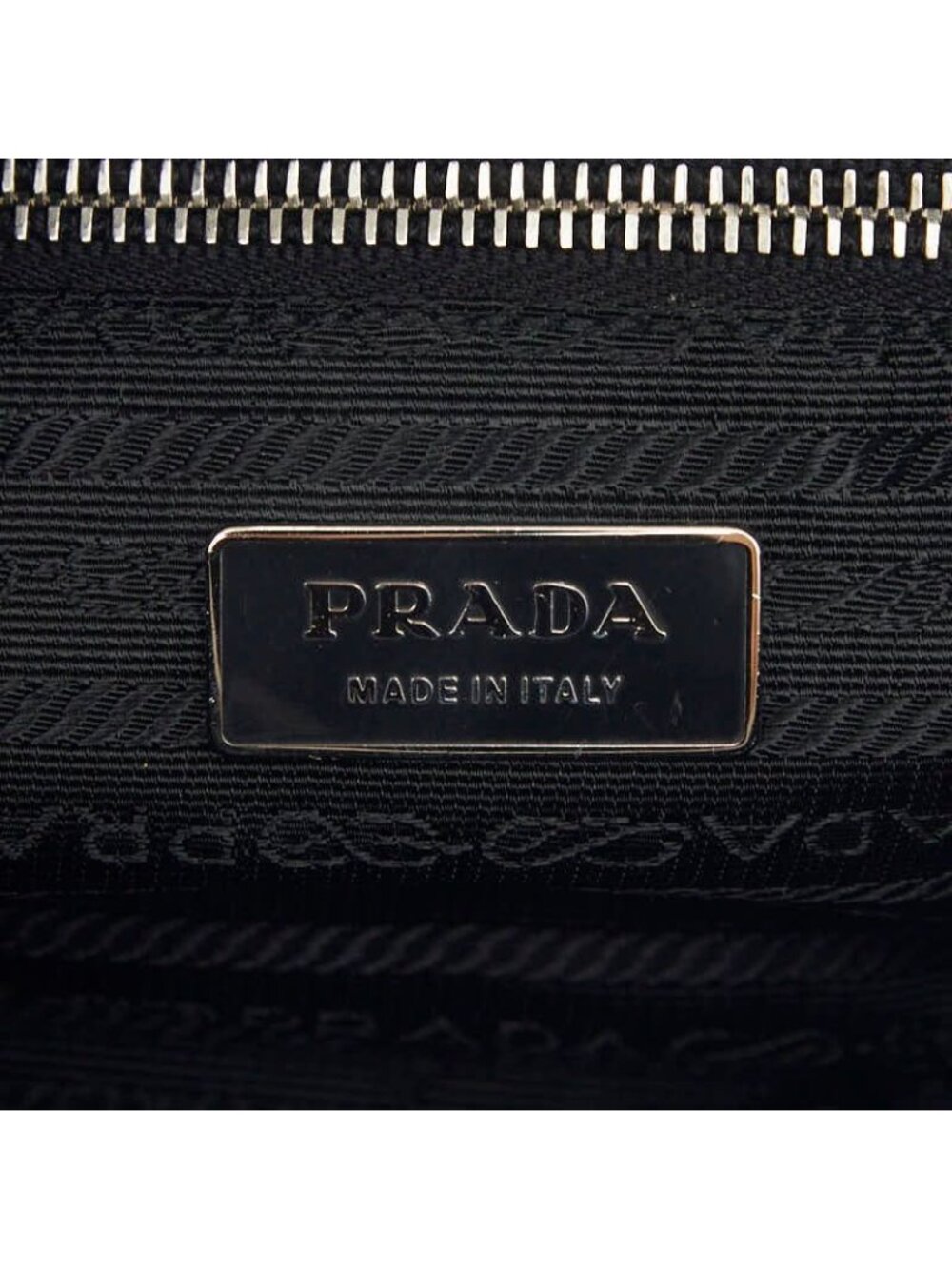 ★SOLD★ Prada Shoulder Bag Black Nylon - Picture 9 of 10